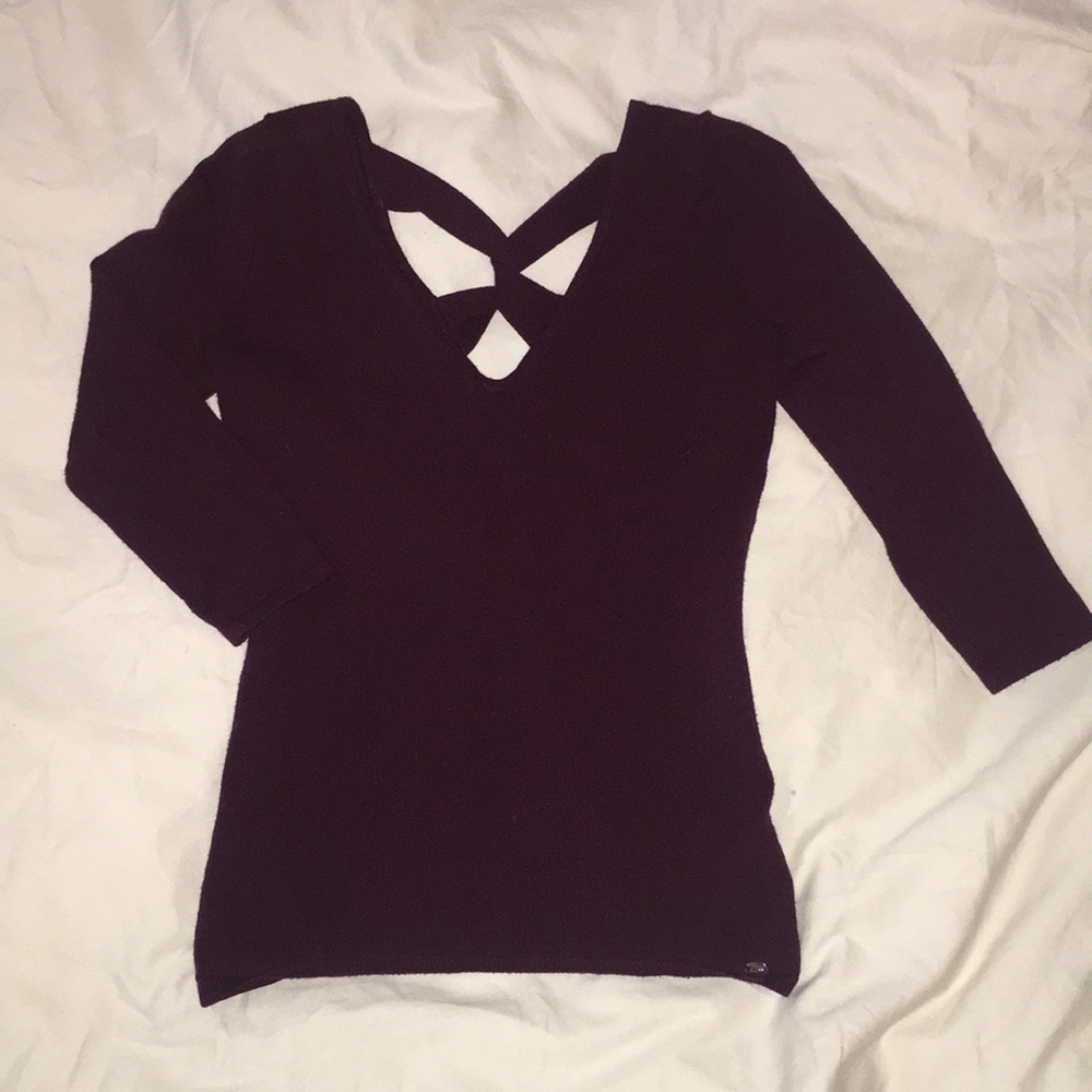 Guess maroon sweater